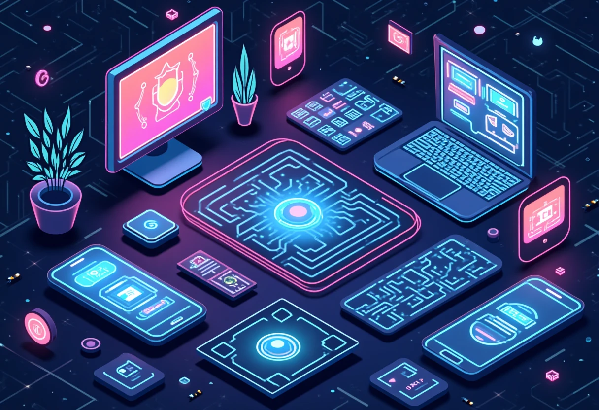 Mosaic of top fitness apps